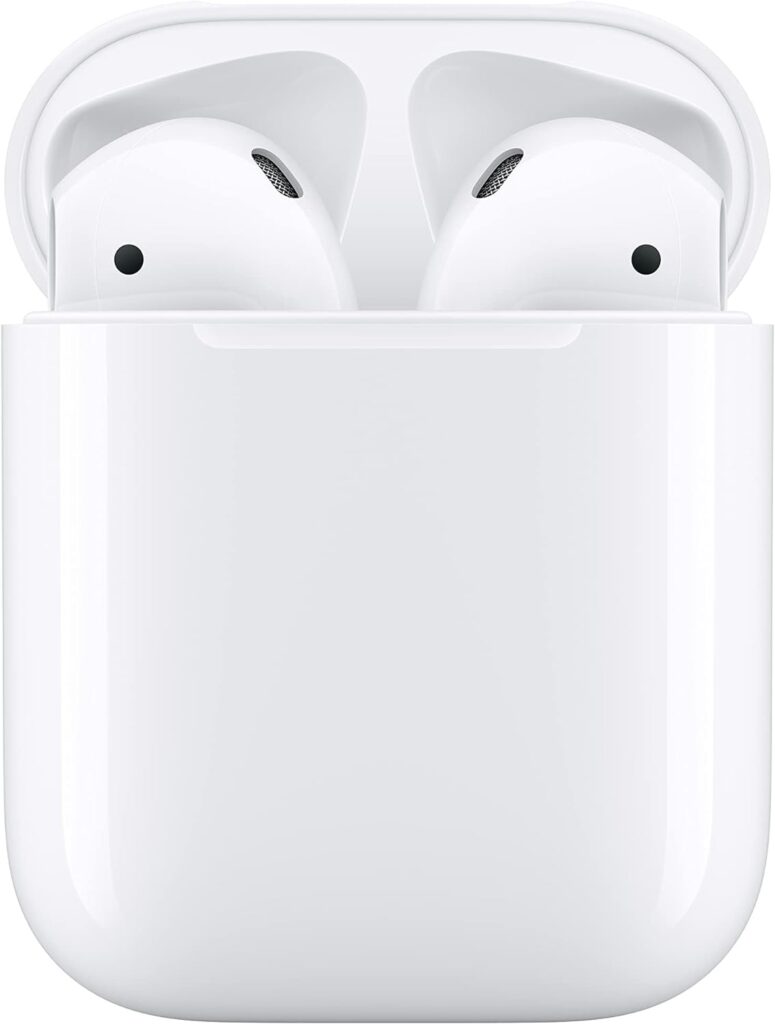 8. Apple AirPods avec boîtier de charge
