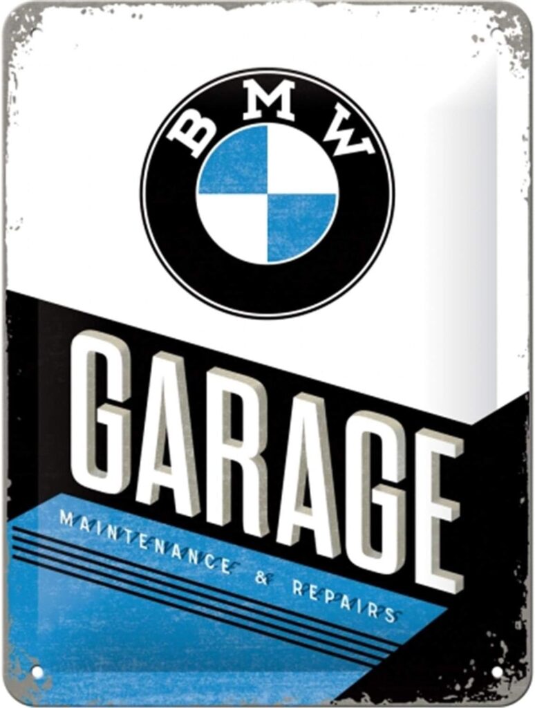 Nostalgic-Art Plaque Vintage BMW