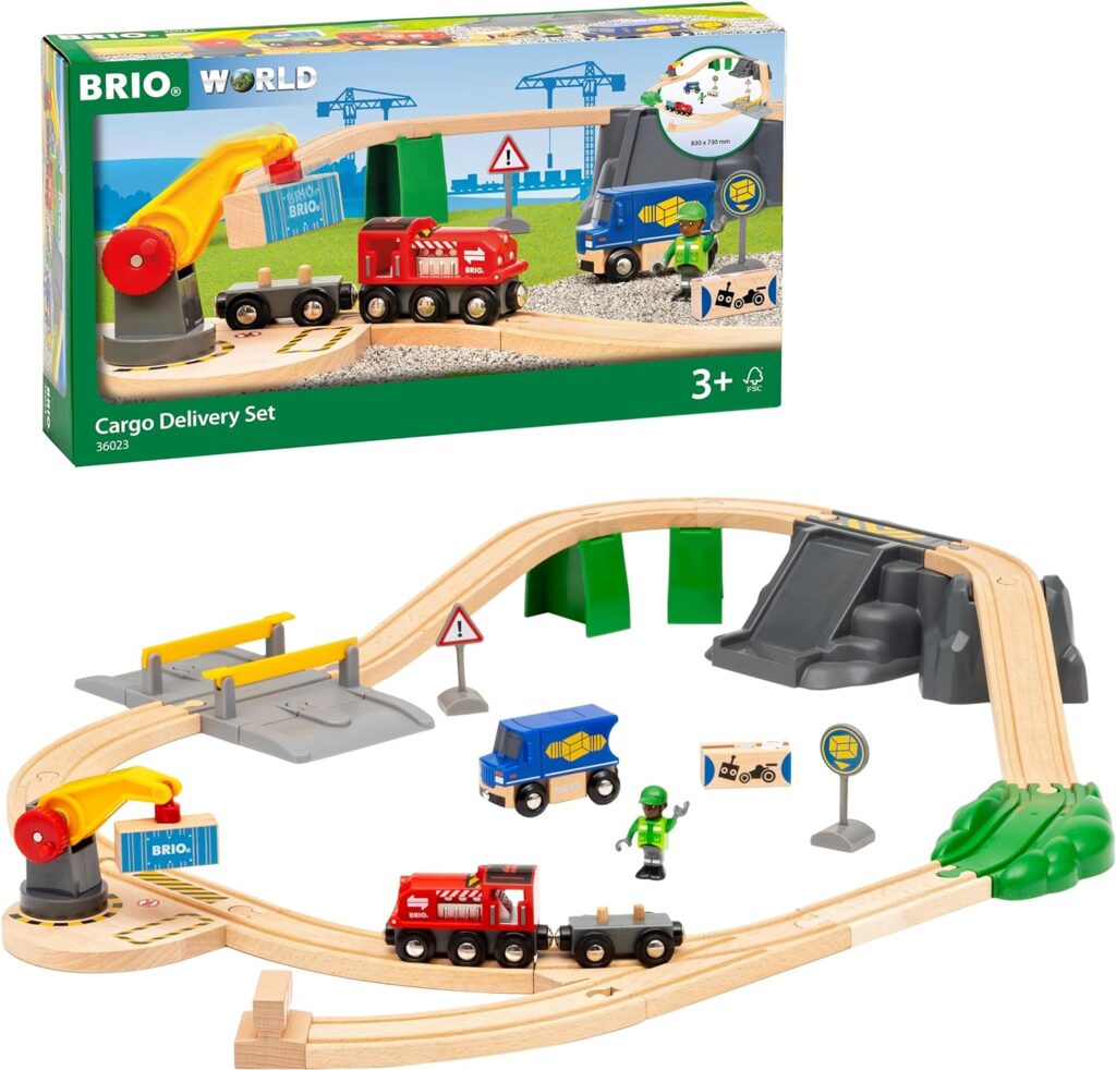 circuit de train en bois
