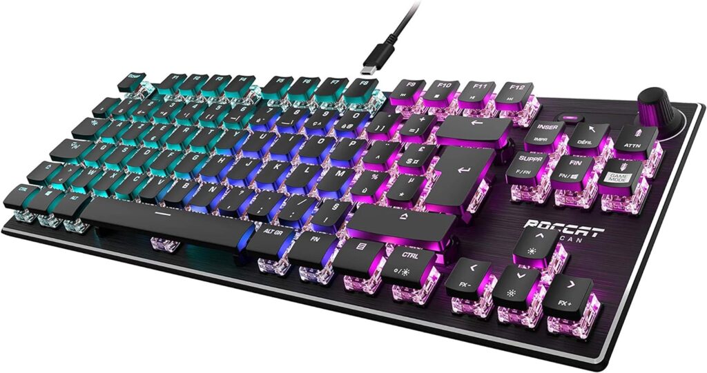 Roccat Vulcan TKL - Clavier de jeu mécanique compact RGB