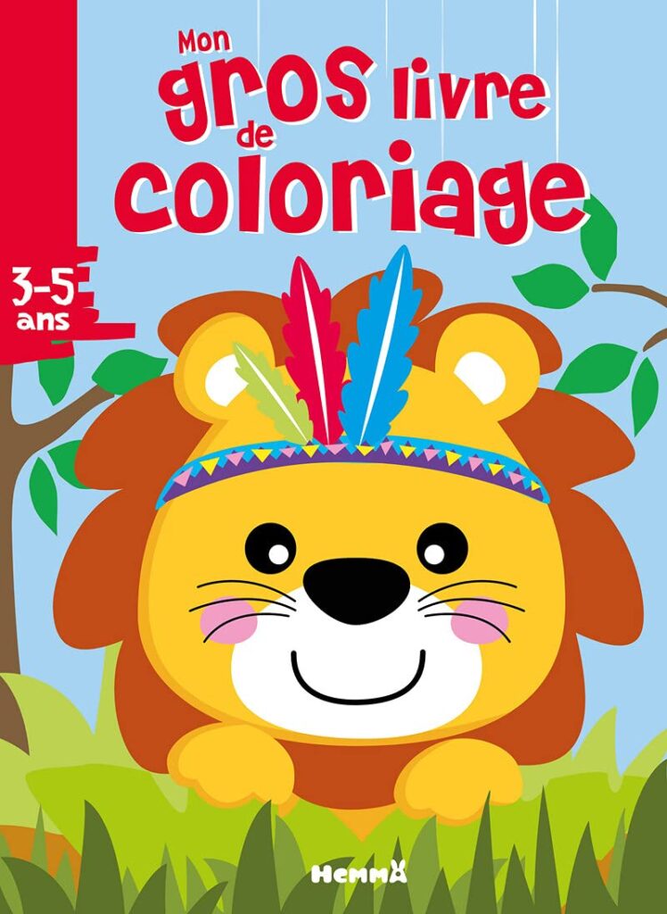 gros livre de coloriage enfants 3-5 ans