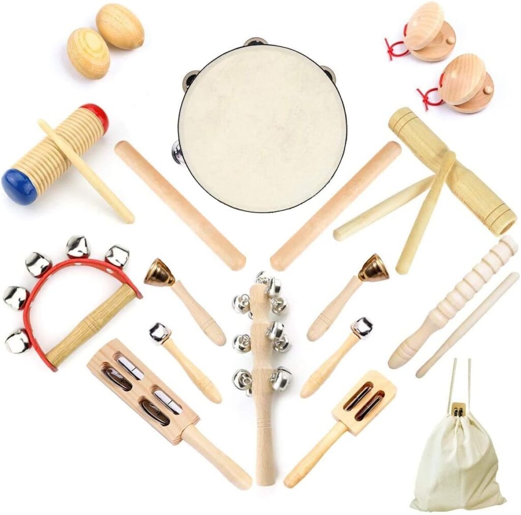 kit d instruments de musique en bois