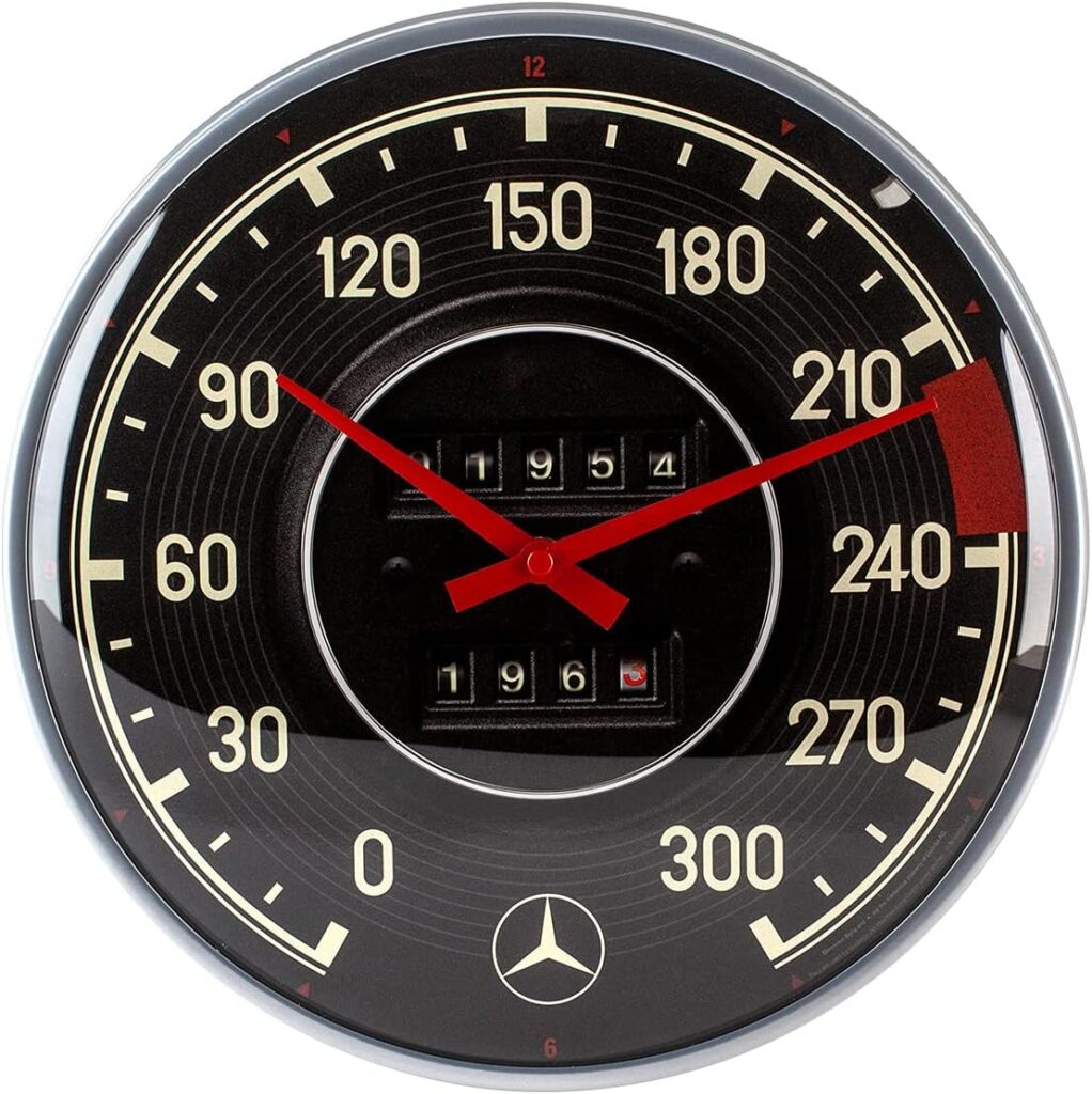 Horloge murale rétro Mercedes-Benz