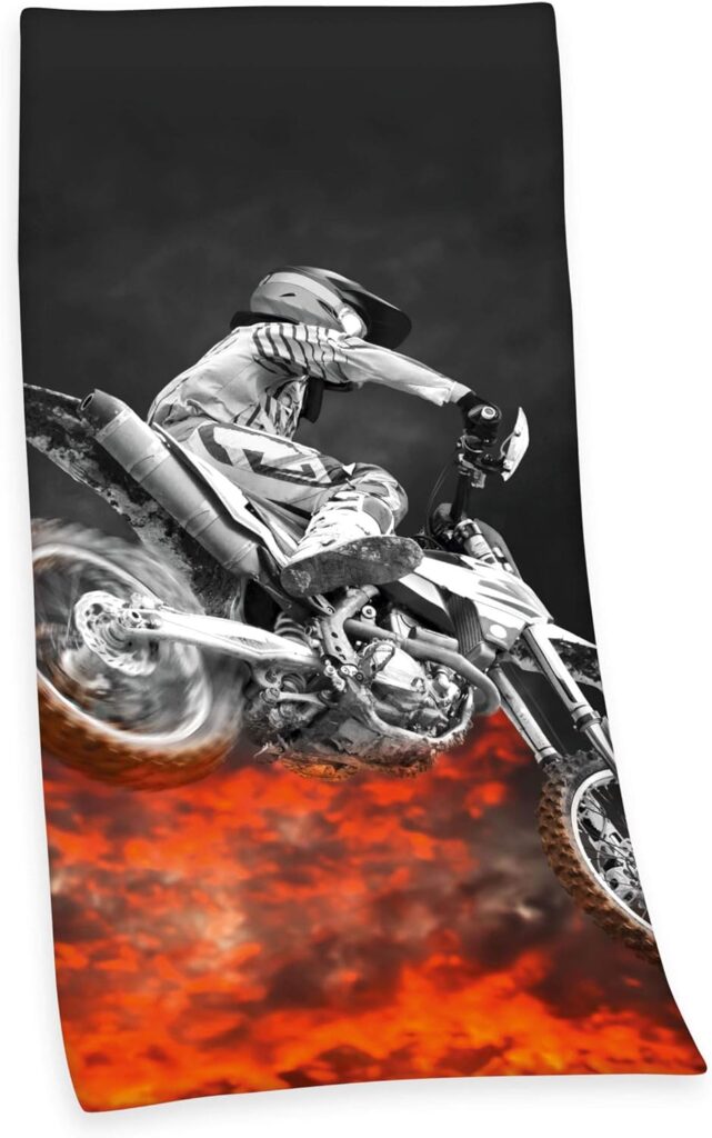 Serviette de Bain Motocross