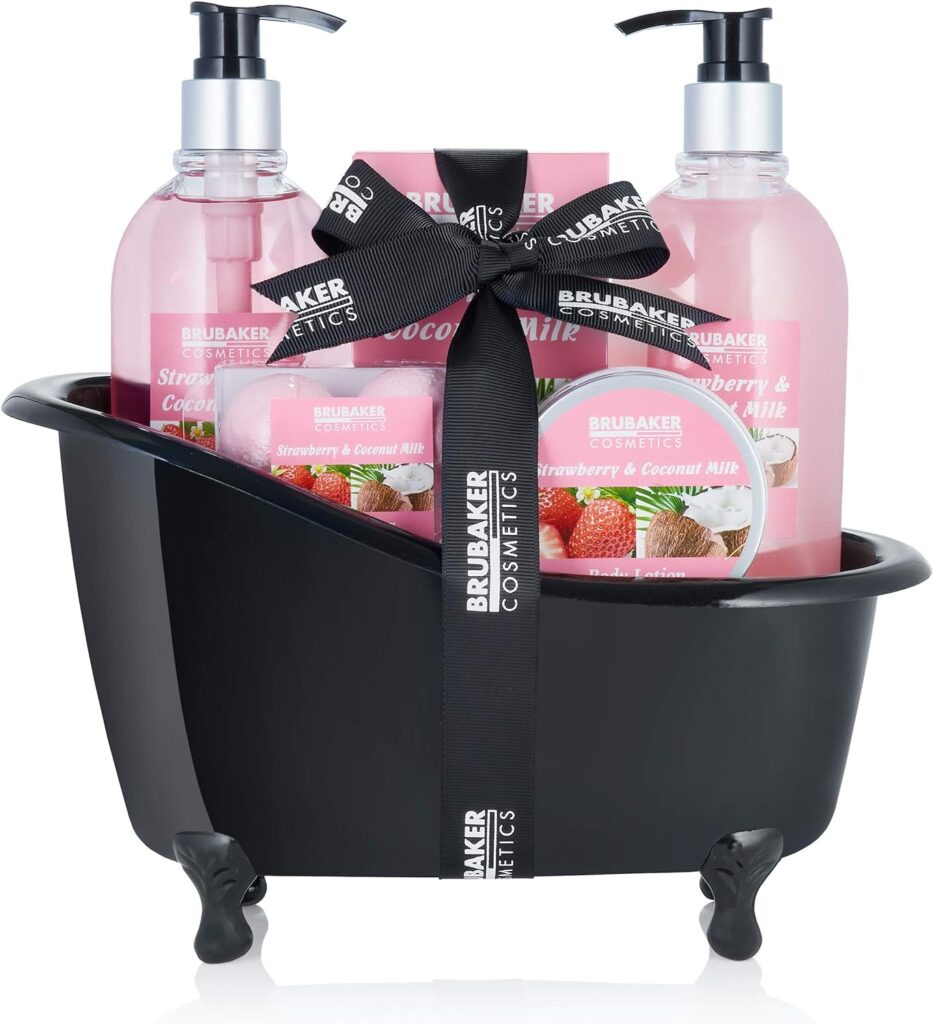 Coffret de bain avec baignoire décorative